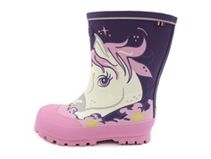 Viking purple multi unicorn rubber boot Jolly